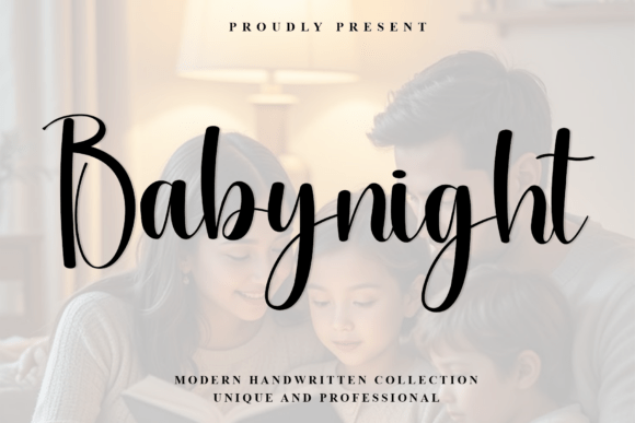 Babynight: The Elegant Script for Modern Branding