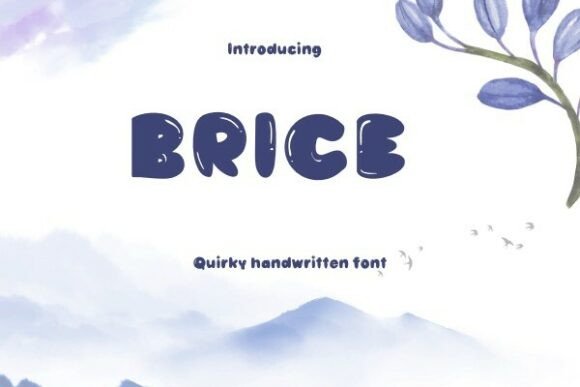 Brice: The Stylish Handwritten Font for Modern Designers