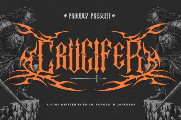 Crucifer: The Gothic Blackletter Font for Bold Branding