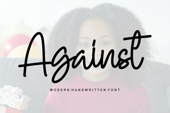 Elegant Handwriting for Modern Design: The Against Typeface