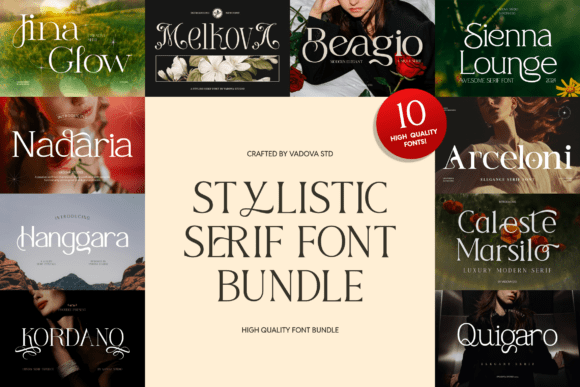 Elevate Your Design with Stylistic Serif Typography