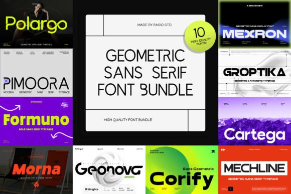 Geometric Sans Serif Bundle: A Designer's Typographic Foundation