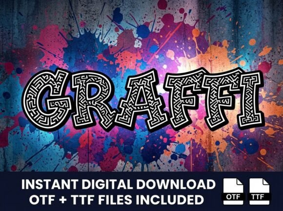 Graffi: A Bold Typography Asset for Modern Design