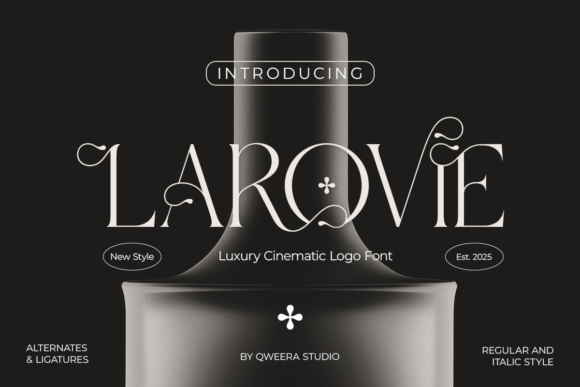 Larovie: Elevating Design with Cinematic Serif Elegance