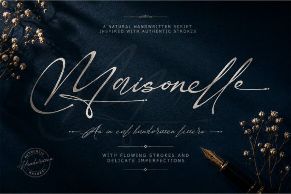 Maisonelle: Elevating Design with Authentic Script Elegance