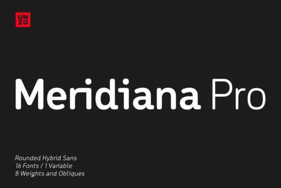 Meridiana Pro: A Modern Typeface for Visual Harmony