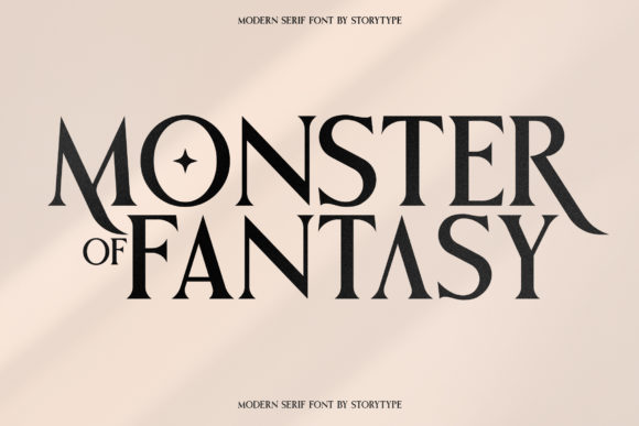 Monster of Fantasy: A Modern Serif for Luxury Design