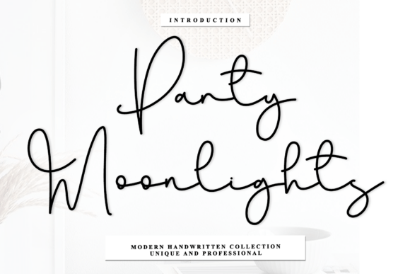 Party Moonlights: A Handwritten Font for Timeless Branding