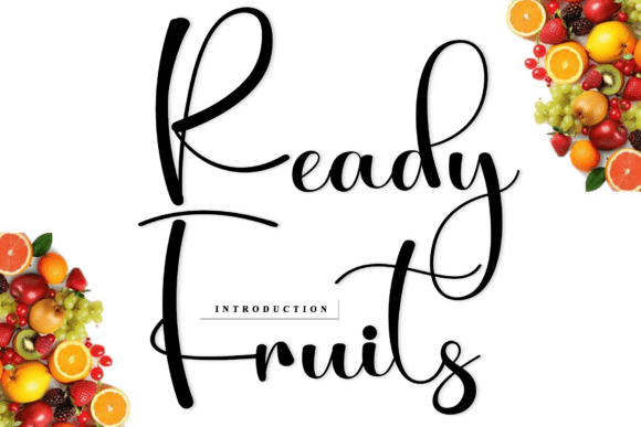 Ready Fruits: A Timeless Handwritten Font for Creative Projects