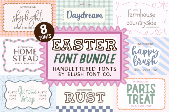 Spring Design Essentials: The Easter Font Bundle