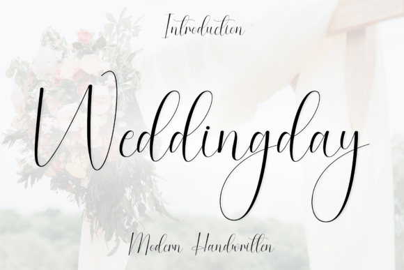 Weddingday: Elevating Modern Design with Elegant Script